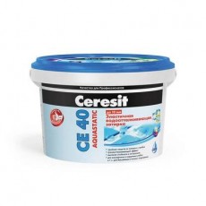 Ceresit СЕ 40, затирка белая цементная 2 кг