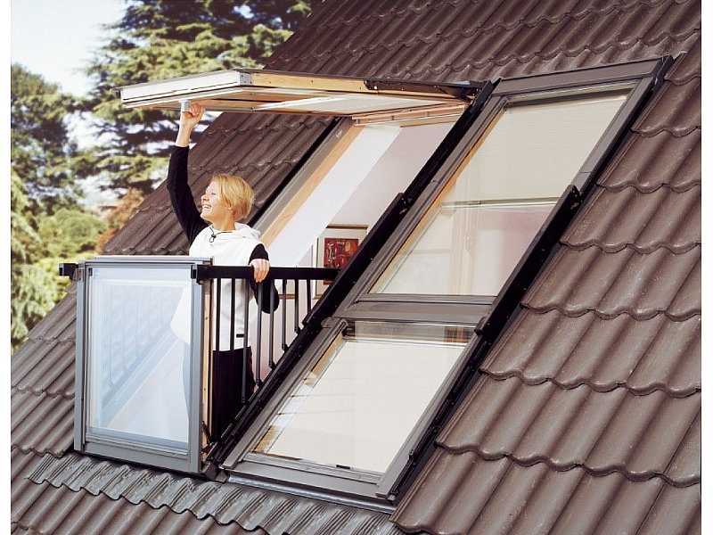 Достоинства окна-балкона Велюкс