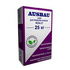 Ausbau КСБ-17, клей для ячеистых блоков 25 кг