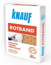 Knauf Rotband, штукатурка гипсовая 30 кг