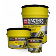 Технониколь Мастика МГТН №24, гидроизоляция битумная 20 кг