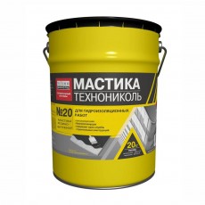 Технониколь Мастика №20, гидроизоляция битумно-резиновая 20 кг