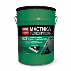 Технониколь Мастика эмульсионная №31, гидроизоляция битумная 18 кг