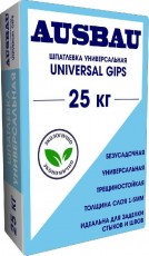 Ausbau Universal Gips, шпатлевка гипсовая 25 кг