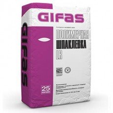 Gifas LR, шпатлевка полимерная 25 кг