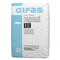Gifas Холод, клей для гипсокартона 25 кг