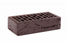Кирпич облицовочный керамический пустотелый КС-Керамик М150 темный шоколад