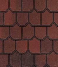 GAF Country Mansion II Tuscan Red
