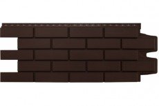 Цокольный сайдинг Grand Line Клинкерный кирпич Коричневая