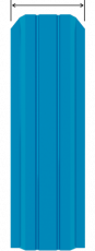Штакетник металлический Persona П-образный